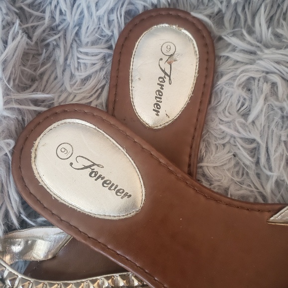 SHOES | Silver Studded Flip Flops! - Picture 6 of 8